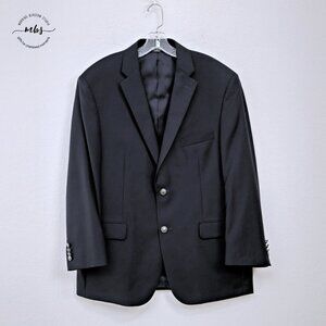 Jos A Bank Traveler Utility Natural Stretch Wool Casual Flex Blazer Navy Men 43R